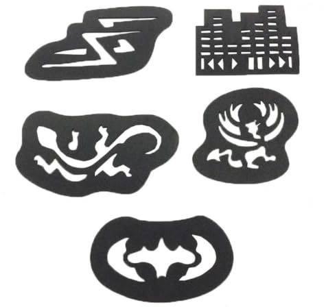 Kit de Tatouages Capillaires en Plastique Noir 25 Pièces