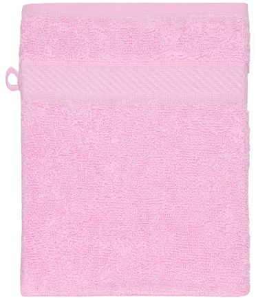 Betz Waschhandschuh Waschlappen Palermo 100% Baumwolle Größe 16x21 cm Farbe rosé