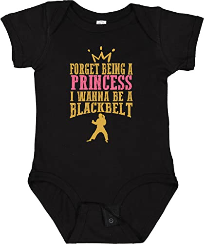 inktastic Karate Princess Girls Martial Arts Baby Bodysuit Newborn 0040 Black 3d0c0