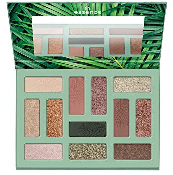essence OUT IN THE WILD eyeshadow palette, Lidschatten, Nr. 02, Mehrfarbig, 12 Farben, langanhaltend, definierend, vegan, ohne Mikroplastikpartikel, Nanopartikel frei, ohne Parfüm, 1er Pack (10.2g)