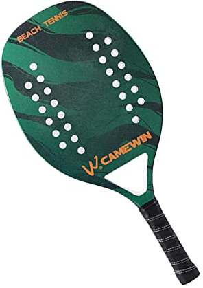 Beach Tennis Paddle Racchetta Attrezzatura per Principianti con Palla Bag verde 48x23.5cm