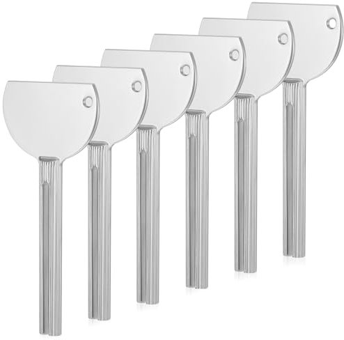 6pcs Toothpaste Squeezer,Stainless Steel Tube Squeezer,Toothpaste Dispenser,Toothpaste Squeezer Roller(1color)