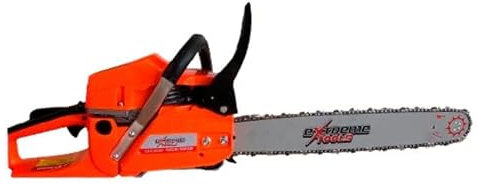 Extreme Tools Motosierra a gaslolina motor 2 tiempos 62CC espada 20“ longitud de correa 50CM con antivibración para poda y tala