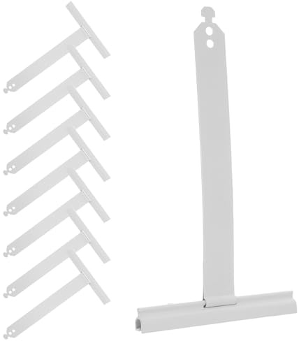 TOBBOMEY 8PCS Window Roller Shutter Repair Kit, Metal Curtain Hanger Springs, Top Slat Profile Connectors for Home Security Shutter Maintenance