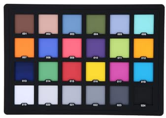 LICAEVEY 24 Color Balance Camera Card, Professional Color Calibration Tool for Photography, Videography, White Balance
