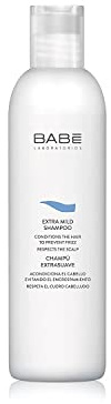 Laboratorios Babé - Champú Extrasuave 250 ml para Pelo Sensible, Aporta Suavidad E Hidratación, Champú para Hombres y para Mujeres, Cuidado Capilar, Calmante, Respeta el Ph