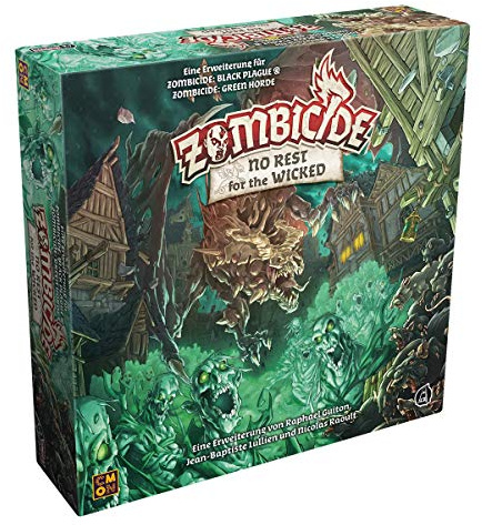 CMON, Zombicide: Green Horde – No Rest for the Wicked, Erweiterung, Kennerspiel, Dungeon Crawler, 1-6 Spieler, Ab 14+ Jahren, 60+ Minuten, Deutsch