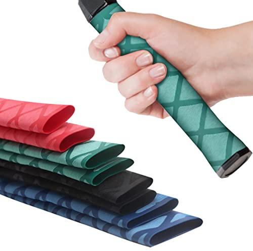 GLL - Calzini per canna da pesca, termorestringenti, impermeabili, per canna da pesca, badminton, selfie bastone, stecca da biliardo, stecca da hockey su ghiaccio, manico da 99,1 cm, 28 mm (verde)