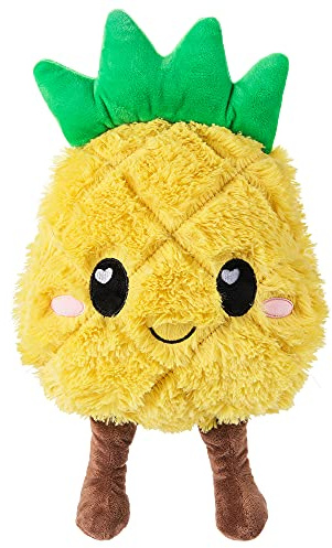 Pineapple Microwavable Unscented Heating Pad for Women and Kids- Cute Soft Cozy Pillow Plush Heatable Warm Stuffed Animals - Kawaii Hot and Cold Plushie Food Toy - Pineapple Gifts for Girls and Boys