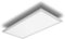 IMPTS Lampe Wohnzimmer 30x60cm LED Deckenleuchte flach LED Panel Neutralweiß 3000K, 27W, Leuchte led für Schlafzimmer, Keller, Küche, Weißer Rahmen