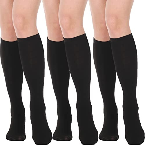 DRESHOW Calzettoni Calze Gambaletto Calzini Lunghi Calzettoni Coscia Scaldamuscoli Stivali Ginocchio Alta Calze di Avvio per Ragazze e Donna
