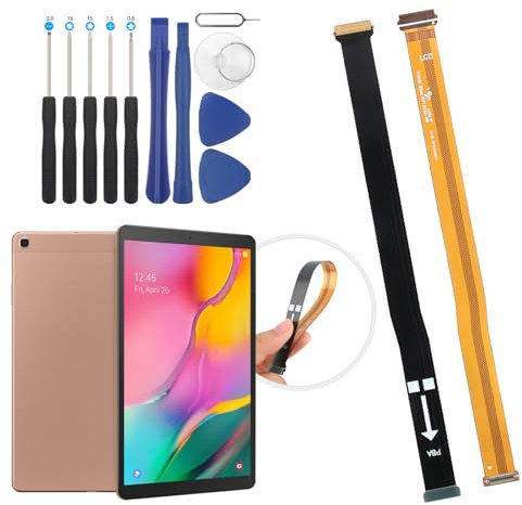 RongZy Für Samsung Galaxy Tab A 10.1 SM-T515 SM-T510 Display Flex Kabel Verbindung Ersatz Tablet LCD Flat Flex Kabel für Samsung Galaxy Tab A 10.1 mit Werkzeug