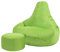 Bean Bag Bazaar Gaming Sitzsack mit Hocker für Erwachsene, Grün, Outdoor Sitzsack mit Füllung, Bean Bag, Wasserabweisender Stoff, Bequemer Sessel für Wohnzimmer, Garten, Terrasse