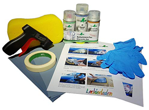 Lackierladen Kunststoff Scheinwerfer Reparatur Klarsicht Set 359248 Motip Dupli LED Reparatur-Set mit Klarsicht-Linsen