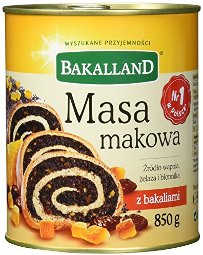 Bakalland Fertige Mohnmasse, Dosen (1 x 850 g)