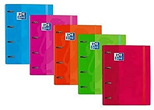 Oxford 400075372 Carpeblock A4 con recambio, 1 unidad, colores surtidos.
