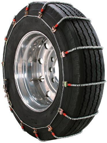 SCC TA1943 Alloy Radial Heavy Duty Truck Singles Tire Traction Chain - Set of 2