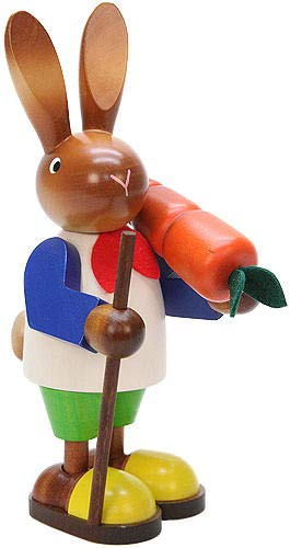 Christian Ulbricht Hasenmann mit Karotte 23 cm Neuheit 2014 37307