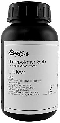 XYZ Printing RUGNRXTW12A Nobel Resin für 3D-Drucker klar, transparent, White