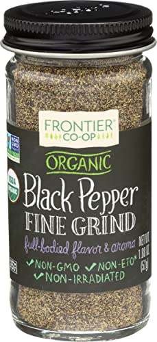Frontier Natural Products Pepper, Og, Black, Fine Grnd, 51 g