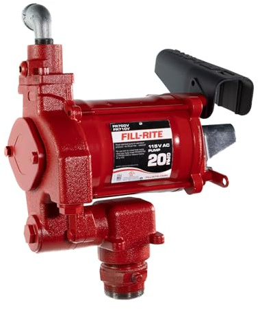 Fill-Rite FR700VN 115V 20 GPM Fuel Transfer Pump (Pump Only Model) | For Gasoline, Diesel, Kerosene, Ethanol Blends, Methanol Blends & Biodiesel up to B20