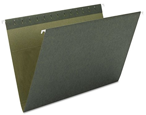 Smead Hanging File Folder, Letter Size, Standard Green, 25 per Box (64010)