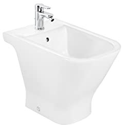 Roca,The Gap,SQUARE - Bidé sin tapa,Blanco,350mm x 560mm x 400mm,A357474000