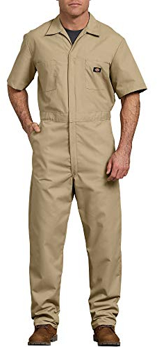 Dickies 33999 Combinaison à manches courtes Homme, Kaki, XL Taille Tall