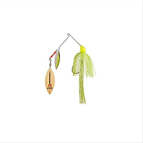 Strike King Finesse KVD Spinnerbait, Super Chartreuse, 1/2-Ounce