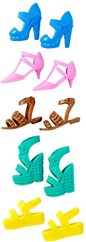 Barbie Mattel Accessories Curvy & Tall Doll Shoe Pack (Fcr93)
