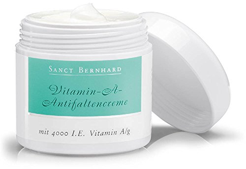 Sanct Bernhard Vitamin A Antifaltencreme mit Weizenkeimöl, Jojobaöl, Vitamin E 100 ml