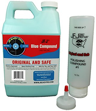Original JFJ Disc Repair Polish Compound #1 Half Gallon