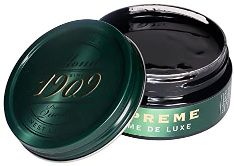 Collonil 1909 Supreme Creme de Luxe, Luxus-Schuhcreme für perfekten, farbtiefen Glanz, 100 ml, Schwarz