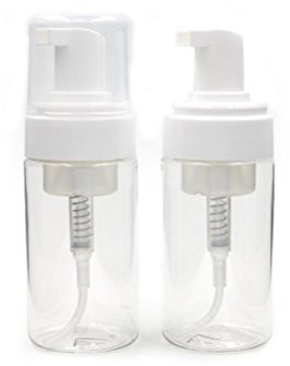 erioctry Lot de 2 distributeurs de mousse transparents vides pour savon liquide de Castille (150 ml)