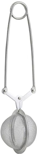 HIC Kitchen Snap Ball Tea Infuser, 18/8 Stainless Steel, For Loose Leaf Tea and Mulling Spices
