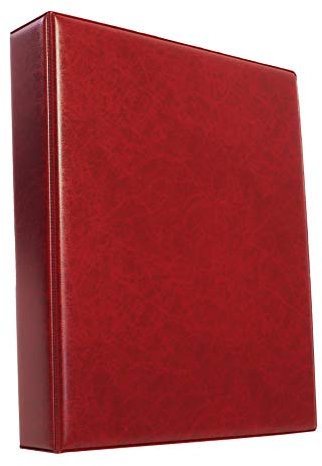 Luxury A4 Postcard & Photograph Binder/Album (Burgundy)