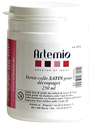 Artemio VISATIN Servietten-Kleber, weiß, 6,2 x 6,2 x 9,3 cm