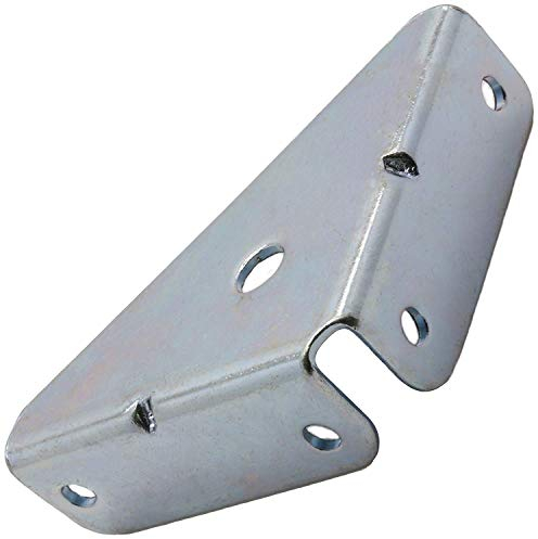 Bulk Hardware Limited BH00029 Squadrette Angolari di Supporto (50x1.5x50 mm), Bianco, Set di 10 Pezzi