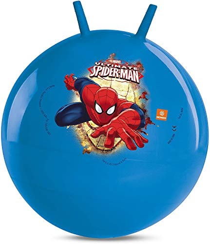 Mondo Toys - Kangaroo design Spiderman Ultimate Marvel - Palla per Saltare bambino/ bambina - 06961
