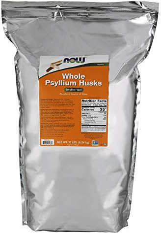 NOW Foods - Whole Psyllium Husk Mega Pack - 10 lbs.