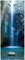 Wallario Wandbild aus Acryl, 50 x 125 cm, freischwebende Optik - Wasserfall bei Sonneneinfall