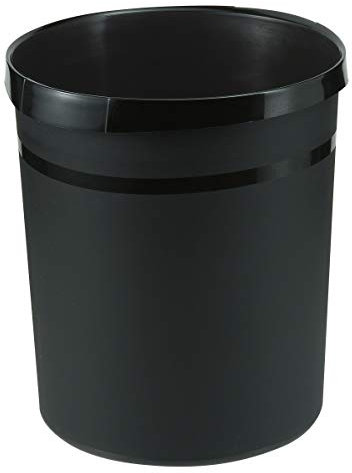 HAN Grip 237 Corbeille à Papier avec poignées renfoncées Gris 312 x 350 mm 18 l