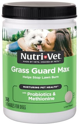 Nutri-Vet Grass Guard Chewables for Dogs, Dog Urine Support, 365 Count