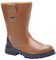 Blackrock S1-P SRC Safety Rigger Work Boots, Mens Womens Steel Toe Cap Tan Leather, Working Boots, Safety Shoes, Protective Midsole, Gardening, Work & Utility Footwear, Construction - Size 10