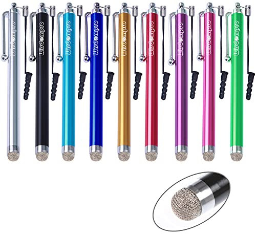 Wisdompro stilo penna per tavoletta grafica, precisa, con punte di ricambio, per touch screen capacitivo, tablet