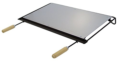 Imex El Zorro Plancha para barbacoa, inox, 68 x 41 cm, GRIS, 71635