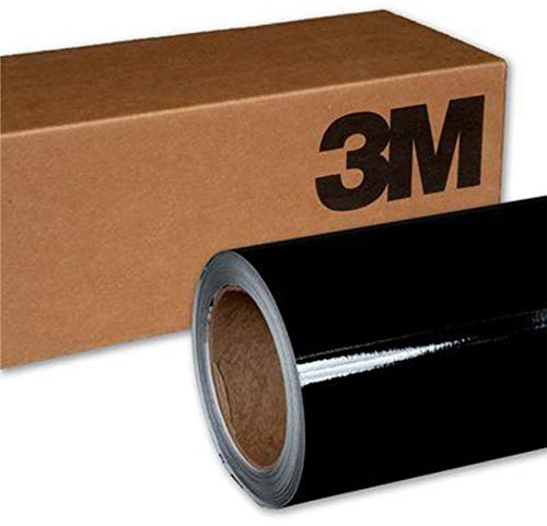 3M 2080 G12 Gloss Black 5ft x 3ft (15 Sq/ft) Car Wrap Vinyl Film