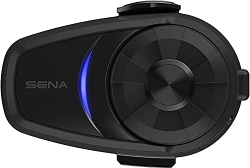 Sena 10S-01D Motorcycle Bluetooth Headset Communication System (Dual Pack), Black