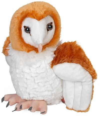 Wild Republic Cuddlekins Effraie des clochers, Animal en Peluche, 30 cm, Cadeau pour Bébés, Peluche Écologique, Rembourrage Fabriqué à Partir de Bouteilles d’Eau Recyclées