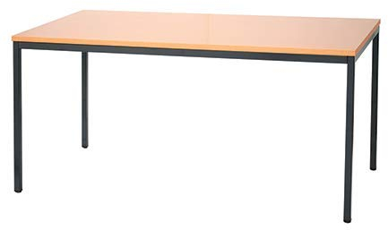 Schreibtisch Buche Dekor Profi Besprechungstisch Büromöbel Verkaufstisch Computertisch 200x80cm 331131